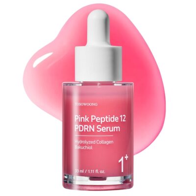 Pink Peptide 12 PDRN Serum for Firming & Glass Skin, Skin Glow